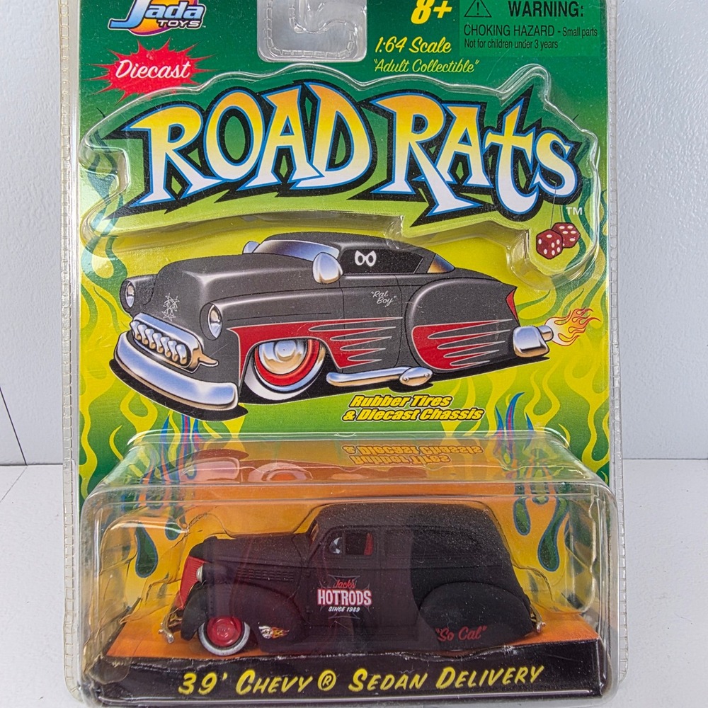 Jada Toys‎ Road Rats 39 Chevy Sedan Delivery Diecast 164 Scale Adult Collectible